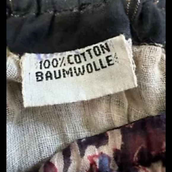 RARE VTG 70s Natasha Indian Cotton Gauze Pullover BLOUSE & SKIRT Boho Hippie SM - Picture 14 of 16